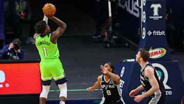 Anthony Edwards of the Minnesota Timberwolves. (Photo by Harrison Barden/Getty Images)