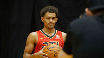 Trae Young #11 of the Atlanta Hawks (Photo by Michelle Farsi/NBAE via Getty Images)
