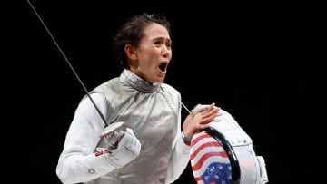 Lee Kiefer of Team USA (Photo by Matthias Hangst/Getty Images)