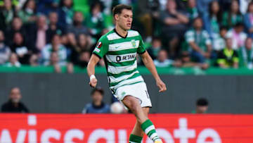 Chelsea target Manuel Ugarte (Photo by Gualter Fatia/Getty Images)