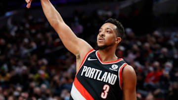 CJ McCollum, Knicks Rumors. (Photo by Steph Chambers/Getty Images)