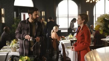 A MILLION LITTLE THINGS - "the lunch" - Gary accidentally crashes Maggie's first date with a new guy, and Delilah is forced to have "the talk" with Sophie. Rome has an important meeting with a Hollywood big shot, while Eddie teaches Dakota a tough lesson in what it takes to succeed in the music business on an all-new episode of ABC's "A Million Little Things," airing THURSDAY, FEB. 27 (10:01-11:00 p.m. EST), on ABC. (ABC/Jeff Weddell)JAMES RODAY, ALLISON MILLER