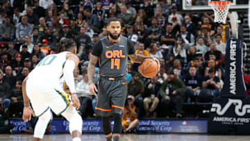 DJ Augustin, Orlando Magic. Copyright 2019 NBAE (Photo by Melissa Majchrzak/NBAE via Getty Images)