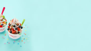 Two cups of FROYO from TCBY. Image courtesy of TCBY