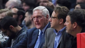 LOS ANGELES, CA - JANUARY 17: Jerry West who is a consultant with the Los Angeles Clippers attends the game against the Denver Nuggets at Staples Center on January 17, 2018 in Los Angeles, California. NOTE TO USER: User expressly acknowledges and agrees that, by downloading and or using this photograph, User is consenting to the terms and conditions of the Getty Images License Agreement. (Photo by Jayne Kamin-Oncea/Getty Images)