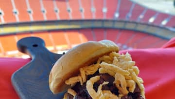 Kansas City Chiefs 2021 AFC Championship menu, photo provided by Levy