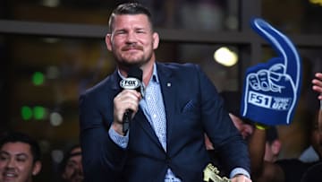 LAS VEGAS, NV - JULY 05: UFC middleweight champion Michael Bisping hosts TUF Talk at Park Theater on July 5, 2017 in Las Vegas, Nevada. (Photo by Brandon Magnus/Zuffa LLC/Zuffa LLC via Getty Images)
