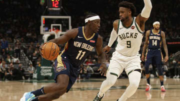 The New Orleans Pelicans are trading Jrue Holiday to the Bucks Mandatory Credit: Jeff Hanisch-USA TODAY Sports