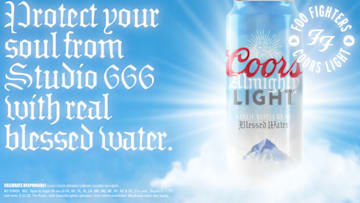 Coors Almighty Light celebrates Foo Fighters Studio 666 release, photo provided by Coors Light