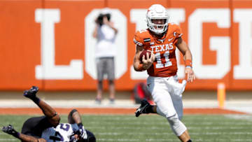 Sam Ehlinger, Texas Football (Photo by Tim Warner/Getty Images)