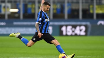 MILAN, ITALY - DECEMBER 21: Matias Vecino of FC Internazionale during the Serie A match between FC Internazionale and Genoa CFC at Stadio Giuseppe Meazza on December 21, 2019 in Milan, Italy. (Photo by Chris Ricco/Getty Images)