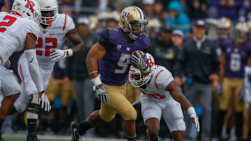 SEATTLE, WA - SEPTEMBER 03: Running back Myles Gaskin