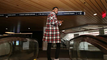 MINNEAPOLIS, MN - MAY 21: Karl-Anthony Towns #32 of the Minnesota Timberwolves. Copyright 2019 NBAE (Photo by David Sherman/NBAE via Getty Images)
