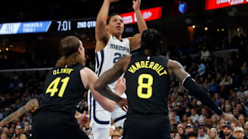 Memphis Grizzlies guard Desmond Bane-Mandatory Credit: Petre Thomas-USA TODAY Sports