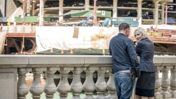 CHICAGO P.D. -- "New Normal" Episode 601 -- Pictured: (l-r) Jason Beghe as Hank Voight, Anne Heche as Katherine Brennan -- (Photo by: Matt Dinerstein/NBC)