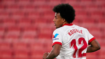 Jules Kounde of Sevilla FC. (Photo by Mateo Villalba/Quality Sport Images/Getty Images)