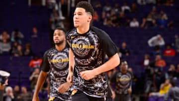 PHOENIX, AZ - JANUARY 14: Devin Booker