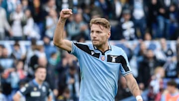 Ciro Immobile of SS Lazio celebrates a goal (Photo by Silvia Lore/Getty Images)