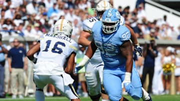 ATLANTA, GA - SEPTEMBER 30: Aaron Crawford