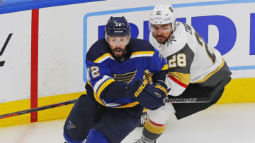 St. Louis Blues defensemen Justin Faulk (72)Mandatory Credit: Perry Nelson-USA TODAY Sports