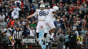 COLLEGE PARK, MD - NOVEMBER 25: Tight end Mike Gesicki