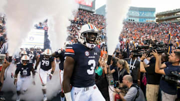 Auburn football’s Nate Craig-Myers (3) screams as his team is introduced at Jordan-Hare Stadium in Auburn, Ala., on Saturday, Sept. 8, 2018. Auburn leads Alabama State 42-2 at halftime.Jc Auburnasu 26Auburns Nate Craig-Myers (3) screams as his team is introduced at Jordan-Hare Stadium in Auburn, Ala., on Saturday, Sept. 8, 2018. Auburn leads Alabama State 42-2 at halftime.