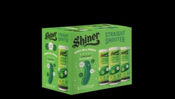 Shiner Juicy Dill Pickle Straight Shooter , photo provided by Shiner