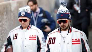 Marcus Johansson, Nicklas Backstrom, Washington Capitals Mandatory Credit: Geoff Burke-USA TODAY Sports