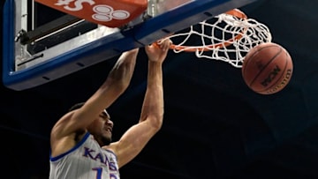 KANSAS BASKETBALL (Photo by Ed Zurga/Getty Images)