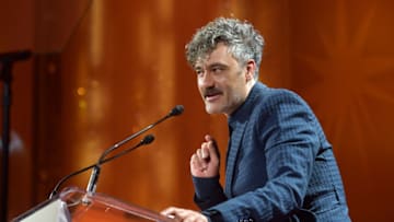 TORONTO, ONTARIO - SEPTEMBER 09: Taika Waititi receives the TIFF Ebert Director Award during the 2019 Toronto International Film Festival TIFF Tribute Gala at The Fairmont Royal York Hotel on September 09, 2019 in Toronto, Canada. (Photo by Matt Winkelmeyer/Getty Images for TIFF)