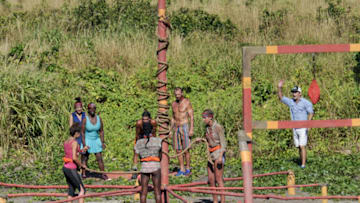 "What Happened on Exile, Stays on Exile" - Jeff Probst watches on as the tribe starts the Reward Challenge on the seventh episode of SURVIVOR: Game Changers, airing Wednesday, April 12 (8:00-9:00 PM, ET/PT) on the CBS Television Network. Photo: Jeffrey Neira/CBS Entertainment ÃÂ©2017 CBS Broadcasting, Inc. All Rights Reserved.