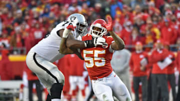 KANSAS CITY, MO - JANUARY 03: Linebacker Dee Ford