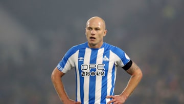 HUDDERSFIELD, ENGLAND - NOVEMBER 05: Aaron Mooy of Huddersfield Town looks on during the Premier League match between Huddersfield Town and Fulham FC at John Smith's Stadium on November 5, 2018 in Huddersfield, United Kingdom. (Photo by Matthew Lewis/Getty Images)