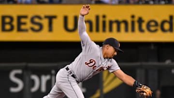 KANSAS CITY, MO - SEPTEMBER 28: Dixon Machado (Photo by Ed Zurga/Getty Images)