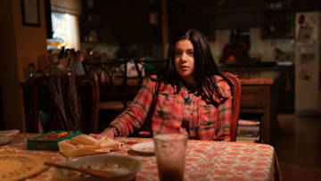 Iman Vellani as Ms. Marvel/Kamala Khan in Marvel Studios' MS. MARVEL, exclusively on Disney+. Photo courtesy of Marvel Studios. ©Marvel Studios 2022. All Rights Reserved.