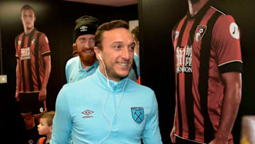 BOURNEMOUTH, ENGLAND - MARCH 11: Mark Noble of West Ham United arriving prior to the Premier League match between AFC Bournemouth and West Ham United at Vitality Stadium on March 11, 2017 in Bournemouth, England. (Photo by Arfa Griffiths/West Ham United via Getty Images)