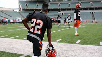 Jun 14, 2016; Cincinnati, OH, USA; Cincinnati Bengals cornerback William Jackson (22) during minicamp at Paul Brown Stadium. Mandatory Credit: Aaron Doster-USA TODAY Sports