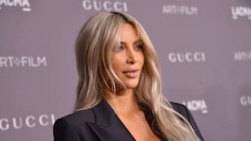 LOS ANGELES, CA - NOVEMBER 04: Kim Kardashian West attends the 2017 LACMA Art + Film Gala Honoring Mark Bradford and George Lucas presented by Gucci at LACMA on November 4, 2017 in Los Angeles, California. (Photo by Charley Gallay/Getty Images for LACMA)