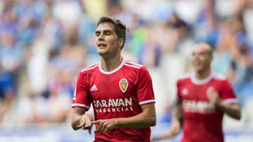 OVIEDO, SPAIN - SEPTEMBER 8: Alberto Soro of Real Zaragoza during the match between Real Oviedo v Real Zaragoza at the Estadio Carlos Tartiere on September 8, 2018 in Oviedo Spain (Photo by David S. Bustamante/Soccrates/Getty Images)