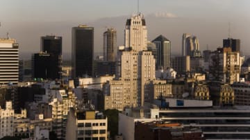 BUENOS AIRES- ARGENTINA - FEBRUARY 15: A city view from the Hotel Sofitel, an art deco building on February 15, 2007 in the Retiro area of Buenos Aires,Argentina . (Photo by Michel Setboun/Getty Images)