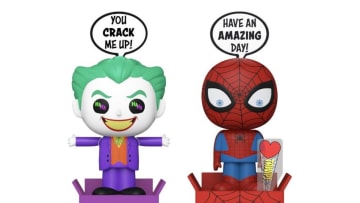 Discover Funko's Popsies of The Joker and Spider-Man.