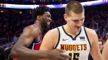 Joel Embiid, Sixers, Nikola Jokic MVP (Photo by Mitchell Leff/Getty Images)