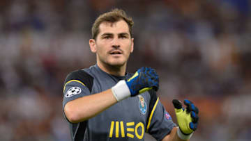 Iker Casillas during the champions league football match A.S. Roma vs Porto F.C. at the Olympic Stadium in Rome, on august 23, 2016. (Photo by Silvia Lore/NurPhoto via Getty Images)