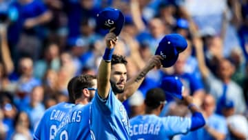 KANSAS CITY, MO - OCTOBER 01: Eric Hosmer