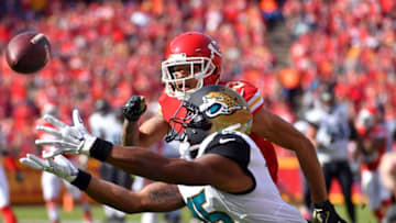 Nov 6, 2016; Kansas City, MO, USA; Jacksonville Jaguars wide receiver Allen Robinson (15) can
