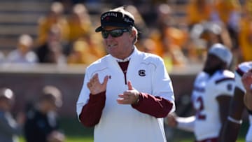 Steve Spurrier head coach of the South Carolina Gamecocks. (Photo by Ed Zurga/Getty Images)