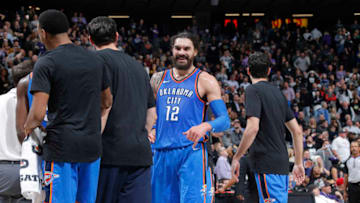 SACRAMENTO, CA - FEBRUARY 22: Steven Adams