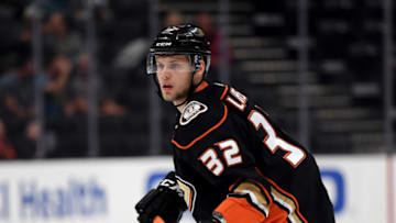 Jacob Larsson #32 of the Anaheim Ducks (Photo by Harry How/Getty Images)