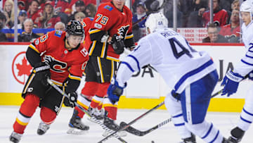 CALGARY, AB - NOVEMBER 28: Johnny Gaudreau