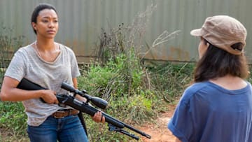 Sasha (Sonequa Martin-Green) and Rosita Espinosa (Christian Serratos) in Episode 14Photo by Gene Page/AMC